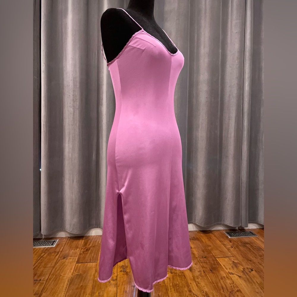 Vintage Janice Young purple slip dress